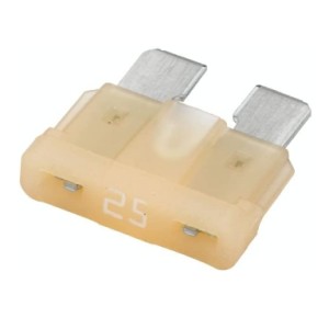 OMEGA AL32.25 - Ασφάλεια αυτοκινήτου 25A/32V Λευκό-μπεζ 5 τμχ Cars Accessories Onetrade